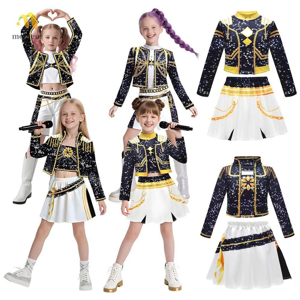 ชุดคอสเพลย์ Demon Hunter จาก K-pop Group Idol Mira และ Rumi