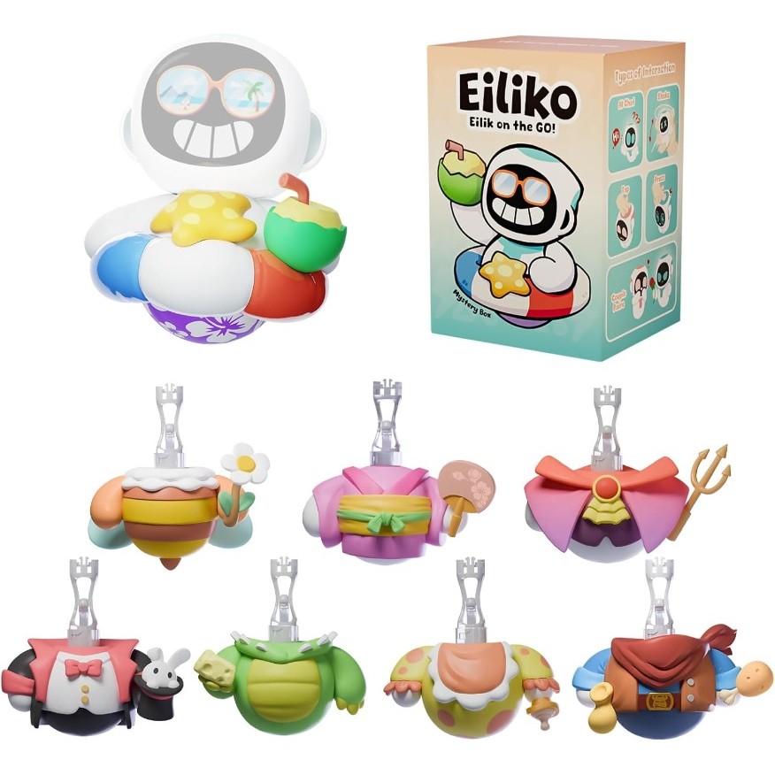 Eiliko Swappable Themed Bodies Mystery Box เฉพาะ One Body- สุ่มรับ 1 ตัว ด้วยบุคลิกที่แตกต่างกันที่ตรงกับสไตล์ของคุณ Swap the shell ปลดล็อคแอนิเมชั่นใหม่ทั้งเล่ม
