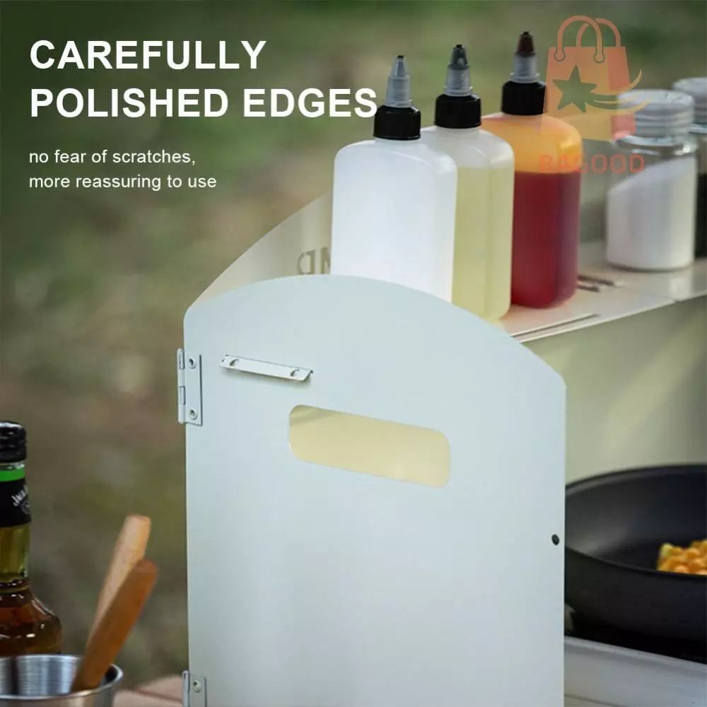 เตาแก๊สแบบพับได้ กันลม มาพร้อมชั้นเก็บอุปกรณ์แคมป์ปิ้ง น้ำหนักเบาทองติดตามใช้งาน thumbnail 5