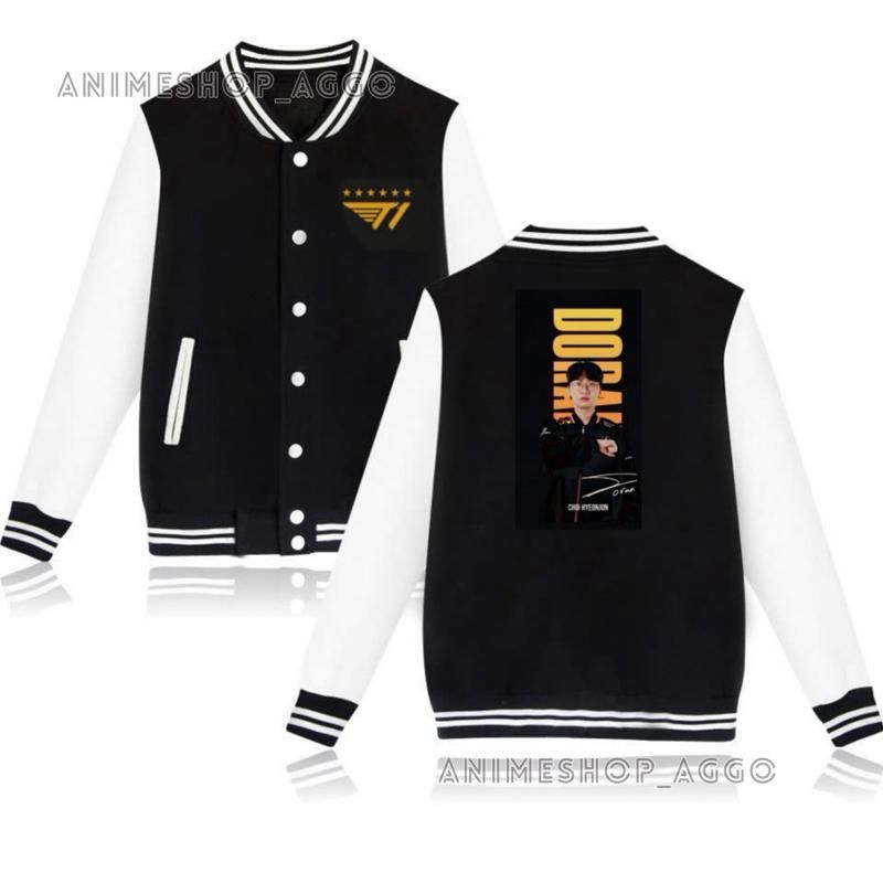 DORAN T1 League of Legends Loose bomber Jacket สไตล์ Genz สําหรับผู้ชายและผู้หญิงทุกขนาด