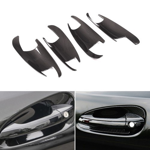 Carbon Fiber Door Handle Bowl Cover For Mercedes Benz C E CLA Class W212 W166