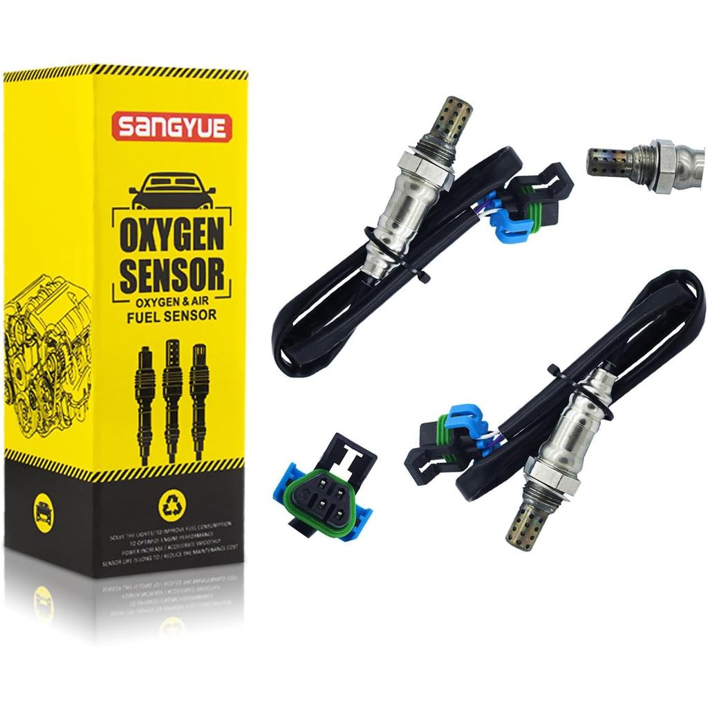 2PCS ต้นน้ํา Downstream ออกซิเจน O2 เซ็นเซอร์ 1 หรือ 2 สําหรับ 2010-2017 Chevrolet Equinox V6 3.0L/3