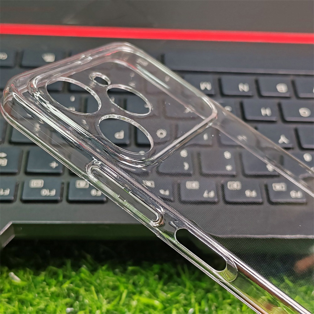 สําหรับ Infinix Hot 60 Hot60 Pro Plus 60Pro Glossy Crystal Hard PC Full Cover Clear Camera Protect Snap Case - รูปที่ 3