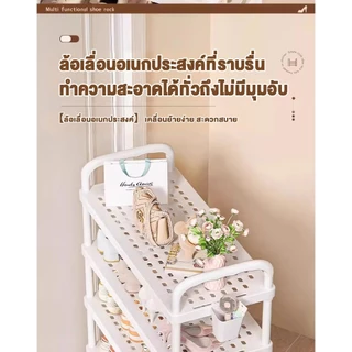 ชั้นวางรองเท้า ชั้นวางรองเท้าทางเข้า ชั้นวางรองเท้าอเนกประสงค์ ประหยัดพื้นที่ แข็งแรงทนทาน กันน้ำและกันความชื้น