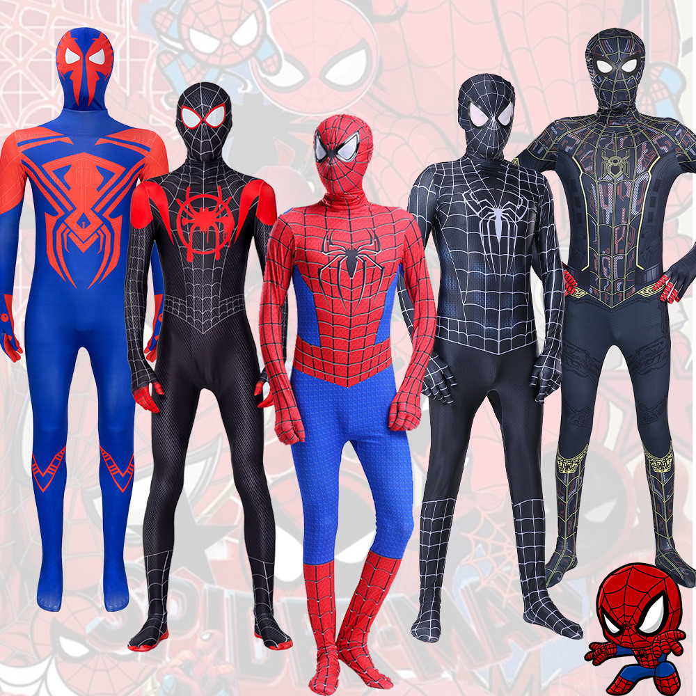 เครื่องแต่งกาย Halloween สำหรับครอบครัว: หมวกและเสื้อผ้า Cosplay Gwen Stacy พร้อมบอดี้สูท