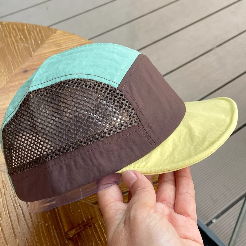 หมวกแก๊ป 5 แผ่น หมวกเท่ๆ สีผสม ตาข่าย ผ้าแห้งเร็ว กันแดด ผู้ชาย ผู้หญิง แฟชั่น sport วิ่ง ใช้ในชีวิตประจำวัน 7 สีให้เลือก cap - รูปที่ 4