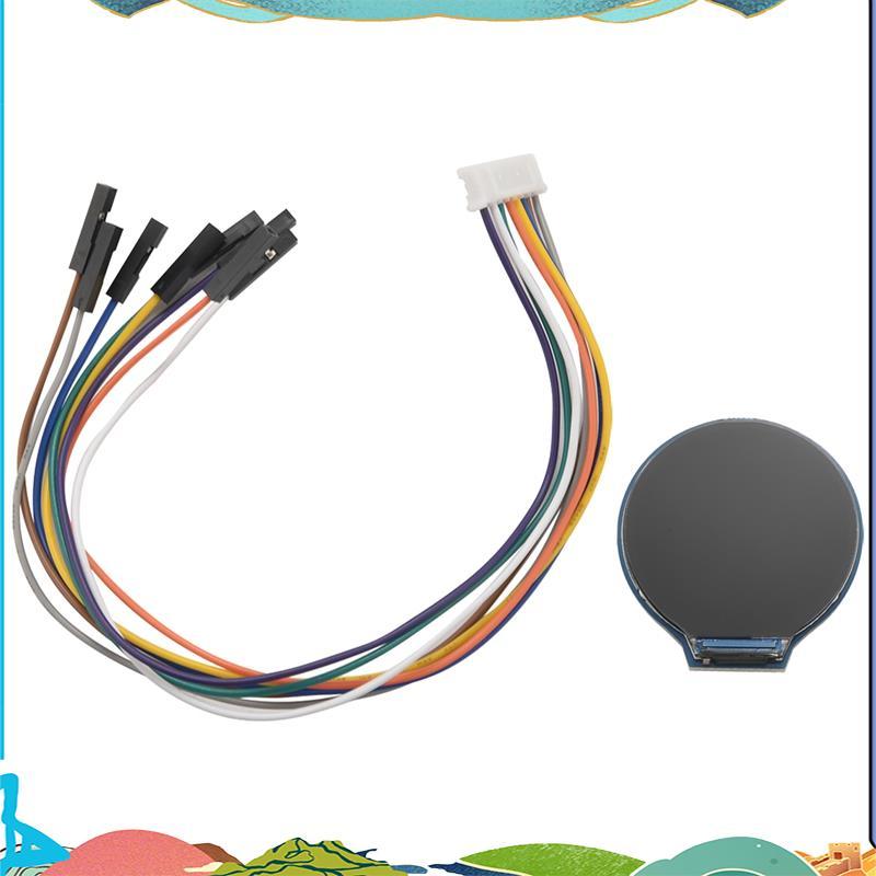 1.28 นิ้วจอแสดงผล LCD โมดูลหน้าจอ GC9A01 SPI การสื่อสาร RGB 65K รองรับสี Raspberry