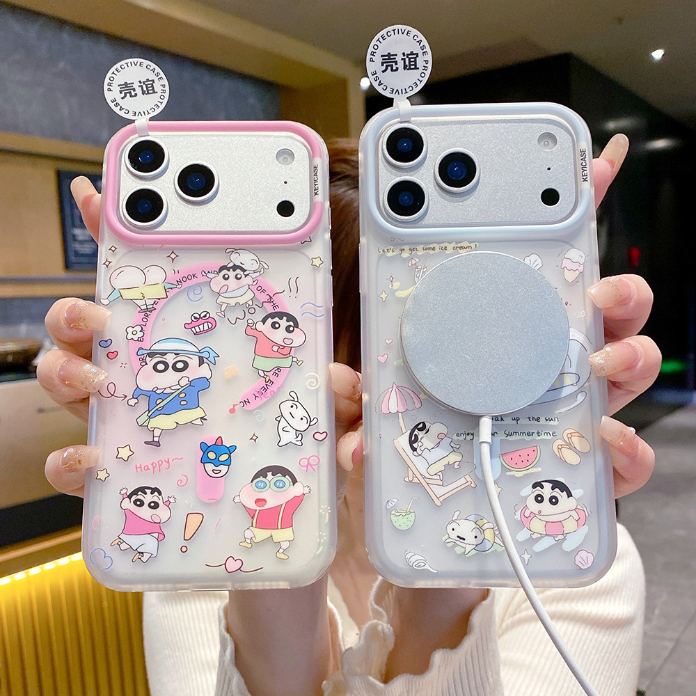 แม่เหล็กดูดการ์ตูนซีรีส์เคสโทรศัพท์สําหรับiPhone 17 15 16 14 13 Pro Maxแฟชั่นน่ารักMelodyป้องกันC