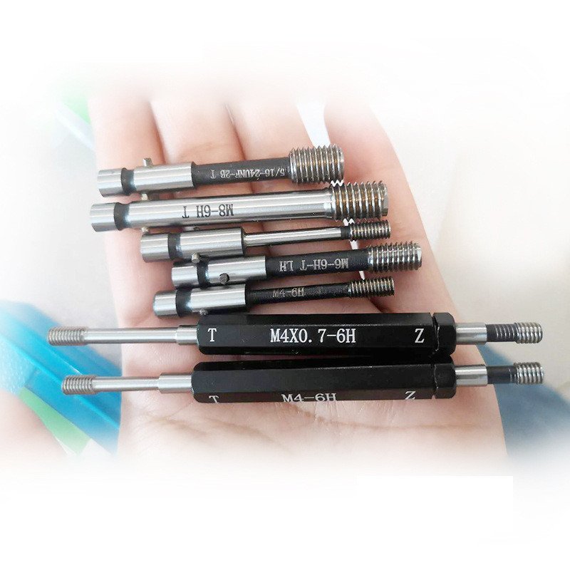 การประมวลผลปลั๊กวัด T Gauge M6 Pass Stop Gauge สินค้าคงคลัง M4 Thread Gauge Pass Thread M8-6H LTHQ