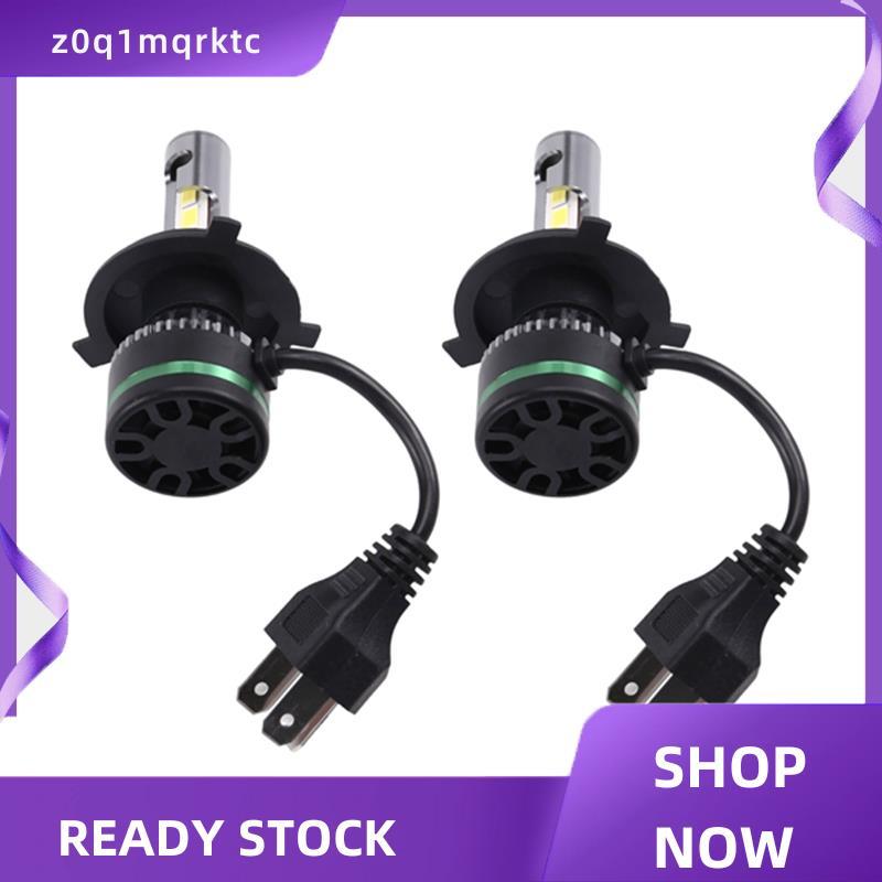 z0q1mqrktc H4 ไฟหน้า LED 1 คู่ 6000K 300W 30000LM รถไฟ LED อัตโนมัติ Turbo หมอกหลอดไฟ 12V