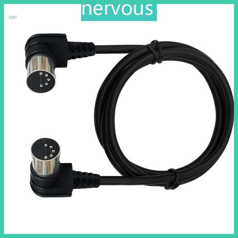 NERV Din 5pin สาย MIDI สาย MIDI 5-Pin DIN ชายกับชายสายไฟ