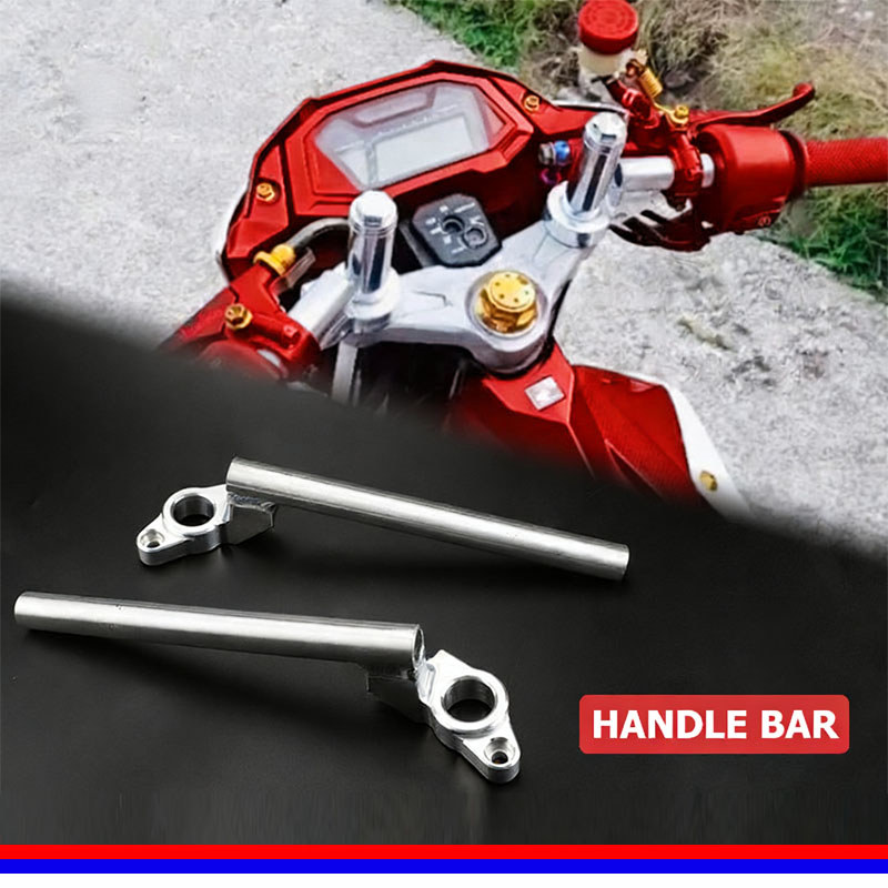 Alloy NUI Alloy Naked Handle Bar Raider 150 Carb / r150 fi / xrm / rs 125 / rs 150 High Rise / Low H