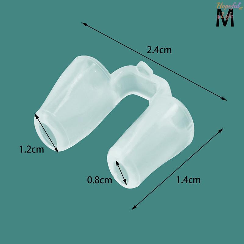 [HLS] Rhinoplasty Silicone Nostril Support Crooked Nose Correction Anti-Snoring Clip ใหม่