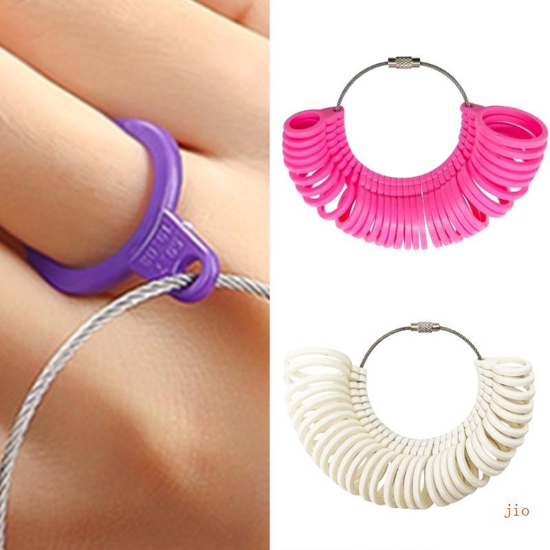 แหวน Sizer Jio Retro เครื่องมือวัดขนาดนิ้วมืออย่างแม่นยำ พร้อมให้เลือกสีได้ถึง 5 สี เป็นพลาสติกขนาดกระทัดรัดใช้งานสะดวก