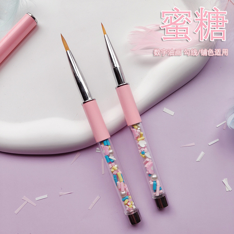 [Honey] DIY Digital Oil Painting Special Hook Line Coloring Pen Art Hook Line Filling Handbook แปรงสีน้ํา892251205