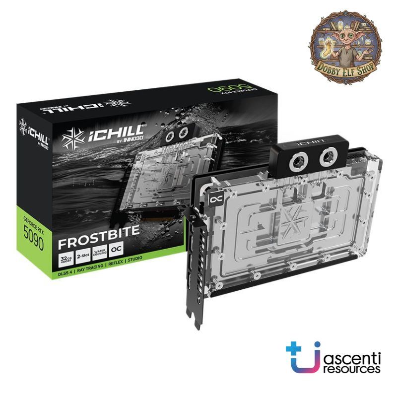 INNO3D RTX 5090 ICHILL FROSTBITE 32GB GDDR7 3XDP-HDMI : C50903-32D7X-1759FB