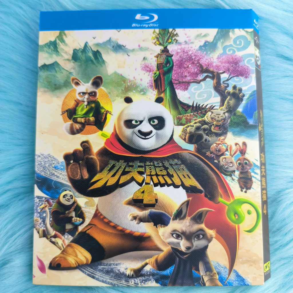 A060 ภาพยนตร์บลูเรย์ Kung Fu Panda 4 (2024) BD25 ภาษาอังกฤษสเปน C0103