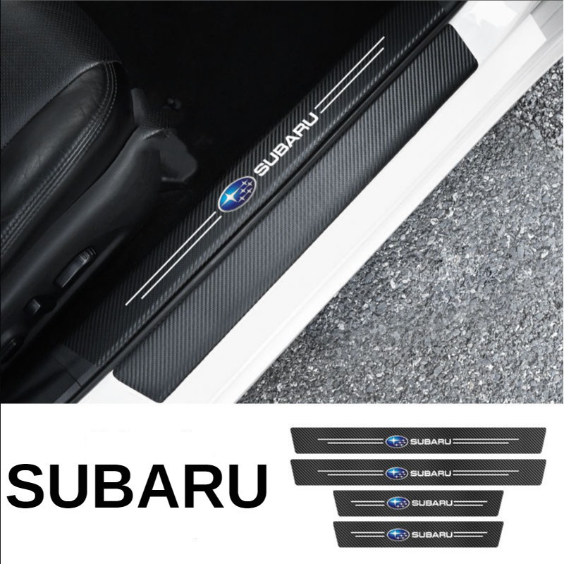 สติ๊กเกอร์ ​   ที่กันขอบบันได ​    Subaru XV Impreza Sti Forester WRX BRZ GC8 เข้ากันได้กับ ​ ทุกรุ่