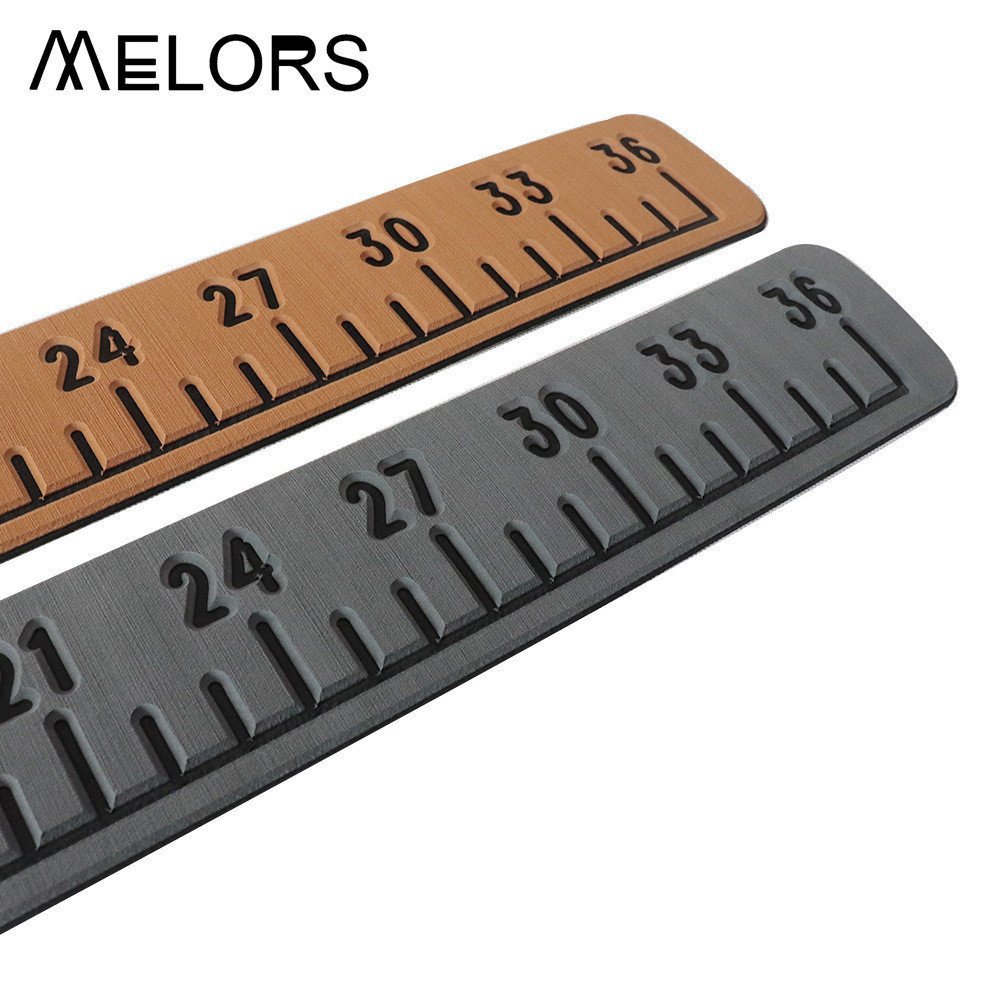 Self-Adhesive กาวแผ่นปูพื้นไม้บรรทัดตกแต่งน้ํา CNC RV ไม้แกะสลักพลาสติก RV เรือยอชท์ไม้บรรทัดปลา EVA