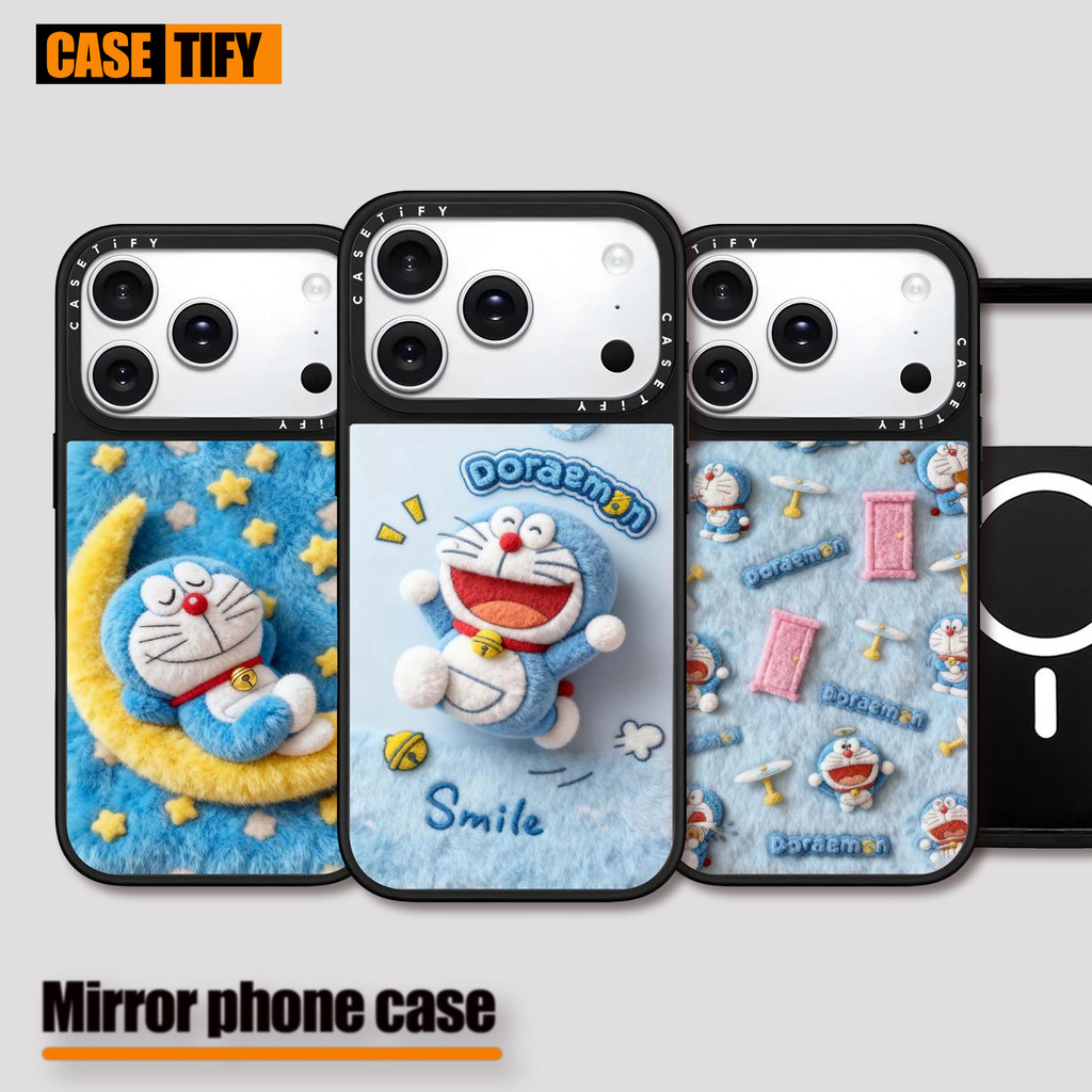 เคสโทรศัพท์แม่เหล็กDoraemon Mirror casetifyเคสโทรศัพท์สําหรับiPhone 17 ProMaxกรณีเข้ากันได้กับiPhone