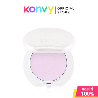 Cute Press Hybrid Airbrush Blotting Finish Powder 8g #Translucent แป้งอัดแข็งสูตรคลีน คิวท์เพรส เซ็ตผิวสวย คุมมัน.