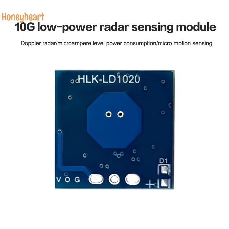 <Honeyheart> 1/3/5 ชิ้น LD1020 10G ไมโครเวฟ Induction Radar โมดูลอัจฉริยะ Human Perception Sensor สว