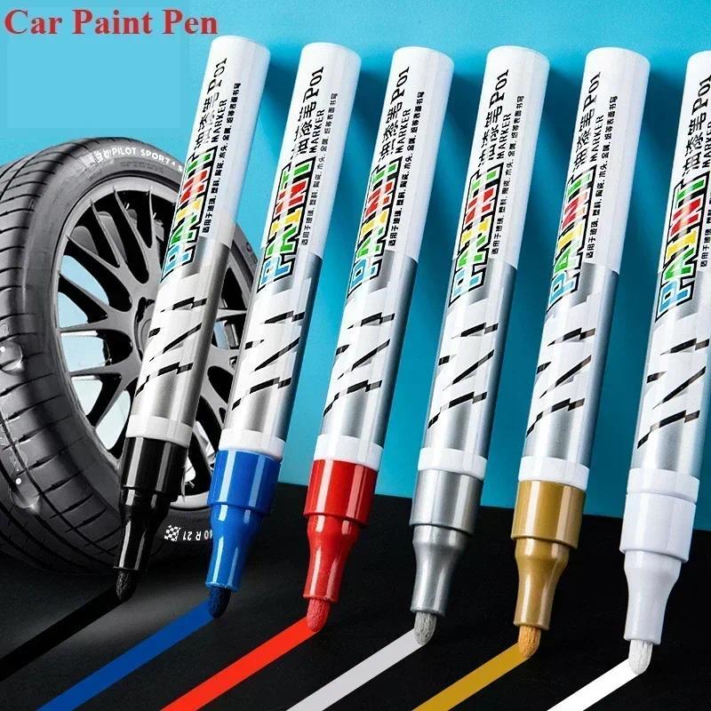 รถสีรอยขีดข่วนซ่อมแปรงปากกากันน้ําน้ําสีปากกามาร์กเกอร์ยางรถยนต์รถไฟดูแลยานยนต์