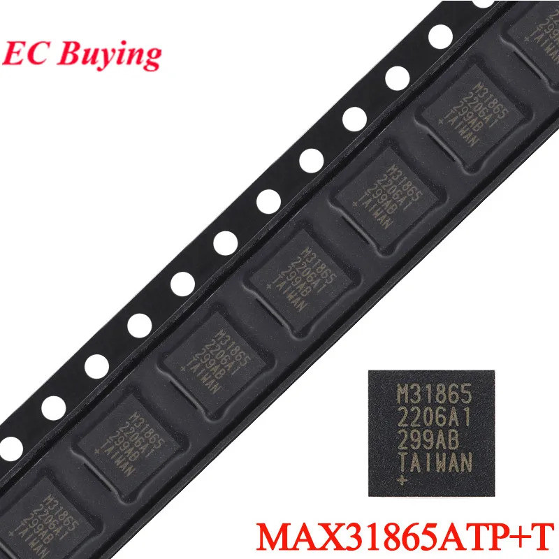 MAX31865 MAX31865ATP MAX31865ATP+T QFN-20-EP PT100 ถึง PT1000 RTD ชิปแปลงดิจิตอล IC SMD