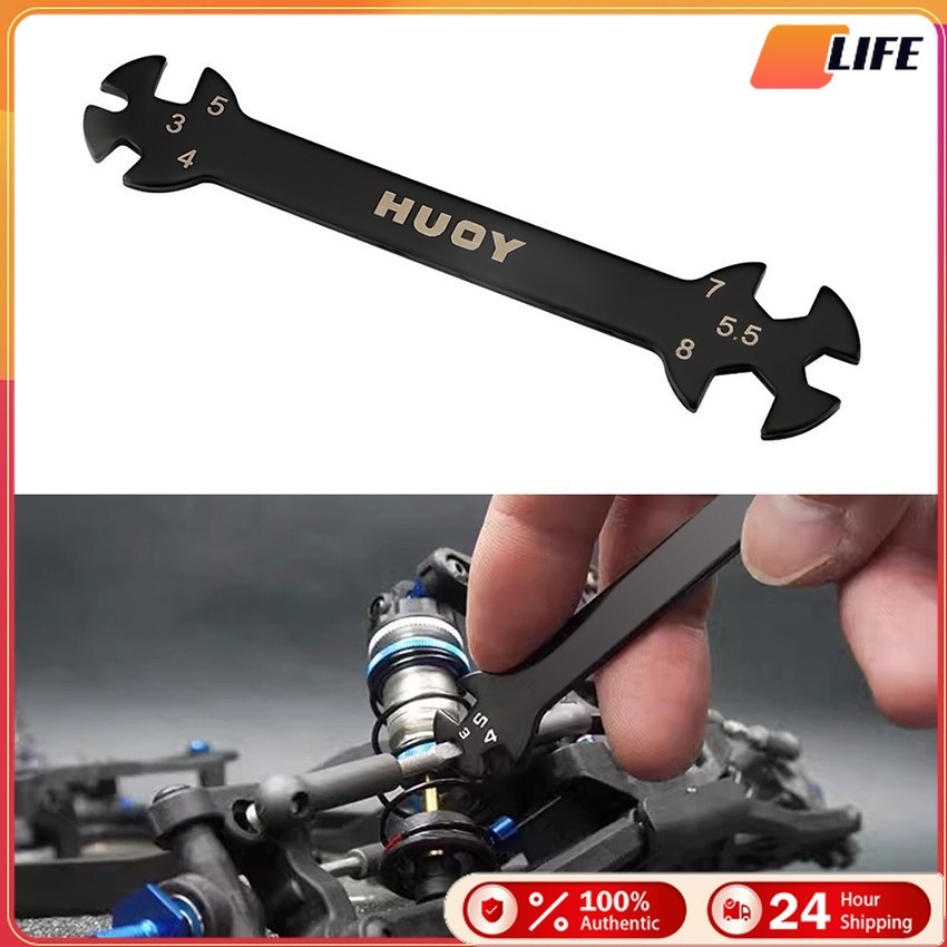เก็บปลายทาง！เครื่องมือประแจ 6 In 1ขนาด3/4/ 5/ 5.5/7/ 8MM สำหรับarrowmax rc อเนกประสงค์ ซ่อมแซมรถ