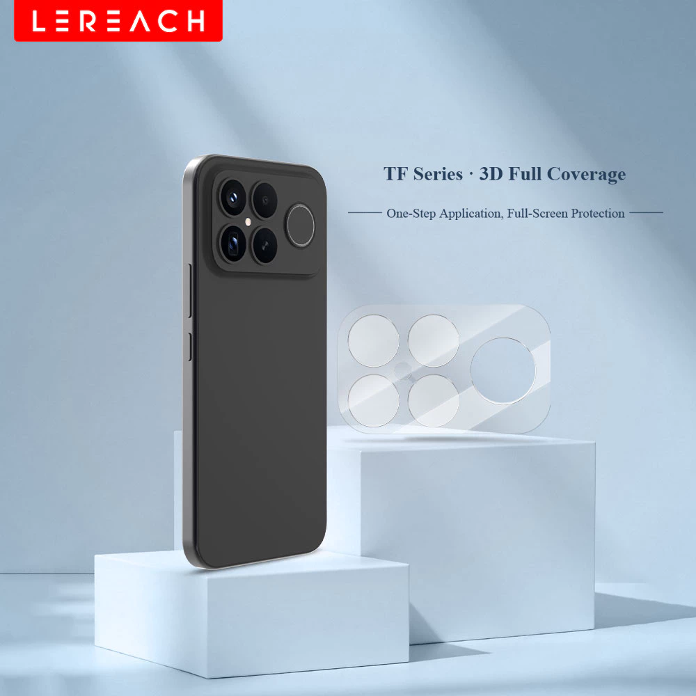 Lereach สําหรับ Poco F8 Ultra/Xiaomi Poco F8 Pro กระจกนิรภัยกล้องเลนส์ Protector, Auto-Adhesive