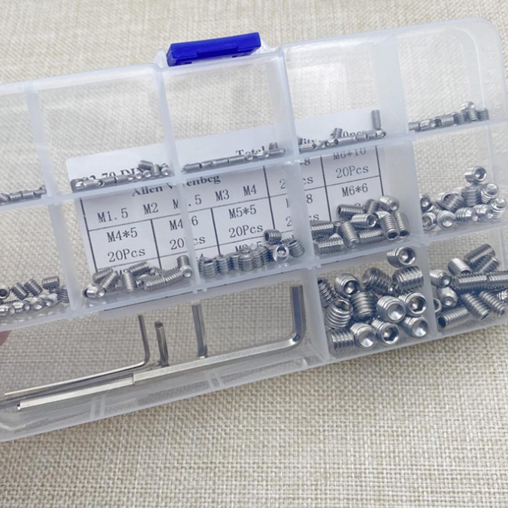 ชุดสกรูหัวจมหกเหลี่ยมหัวแบน 240 ชิ้น สแตนเลส M3-M8 หลายขนาด พร้อมประแจหกเหลี่ยม แข็งแรง ทนสนิม สำหรับงา ราคา ถูกที่สุด ดีลบีเคเค แกลเลอรีภาพที่ 9