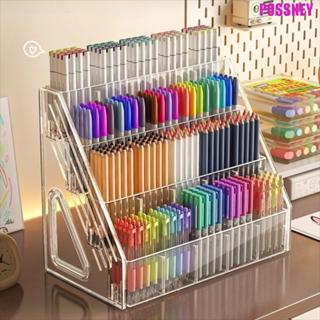 POSSNEY ที่เก็บแสดงยาทาเล็บ, 3/4/5 ชั้นอะคริลิสีน้ําชั้นเก็บ…