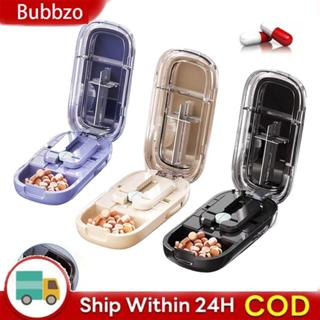 กล่องเก็บเครื่องตัดยา BUBBZO, แท็บเล็ตยากันฝุ่นเครื่องตัดยาไ…