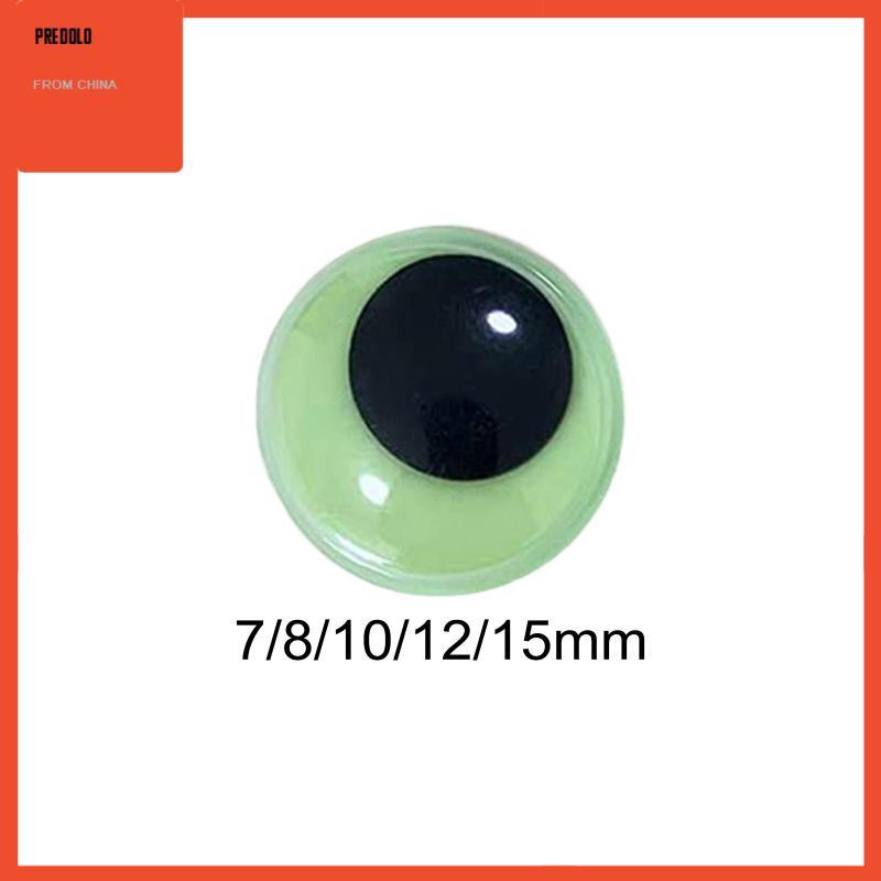 [Predolo] Glow in The Dark Eyes Wiggly Eyes Luminous Paste on Movable Eyes Googly Eyes สําหรับงานฝีม