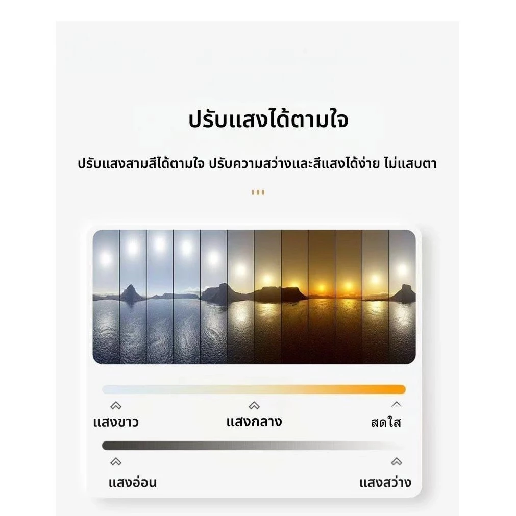 โคมไฟตั้งพื้น LED   สไตล์โมเดิร์น สามารถปรับความสว่างได้ ตกแต่งห้องนั่งเล่น thumbnail 6