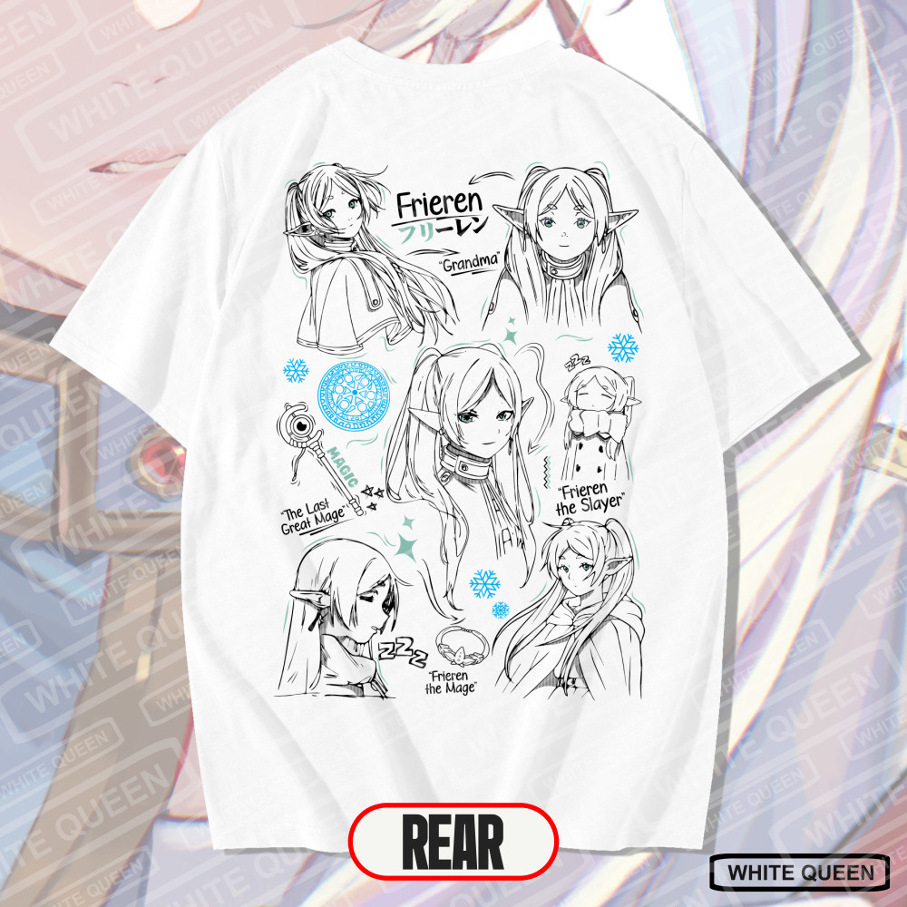 WIRAFASHION.ID SOUSOU NO FRIEREN T-SHIRTS - MENS & WOMENS DISTRO เสื้อยืด ANIME & GAME FRIEREN เสื้อ