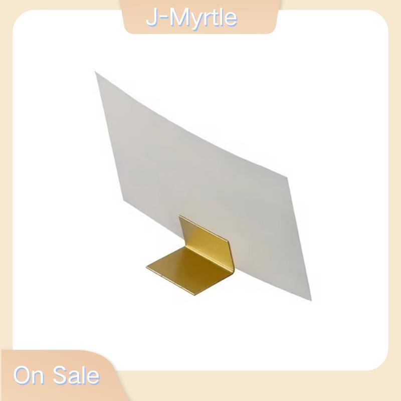 J-Myrtle Place Card Holders Copper Table Number Stands Wedding Sign Elegant Message Name L Slant Dis