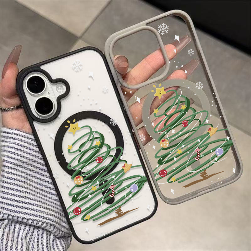 แม่เหล็ก เคสใสกันกระแทก สำหรับ ไอโฟน17Air 11 12 13 14 15 16 17 PROMAX17 16 15Pro16 15 14PLUS8 7Plus XR X XS XSMAX