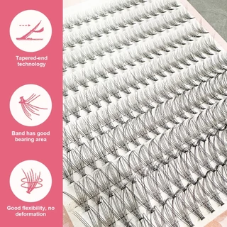 Eyelash Extension 10D/20D/30D/40D 9-16 มม.DIY ขนตาปลอมแบบช่อ สำหรับแ ขนตาปลอมแบบช่อ สำหรับแต่งหน้า ดูเป็นธรรมชาติ ใช้ซ้ำ