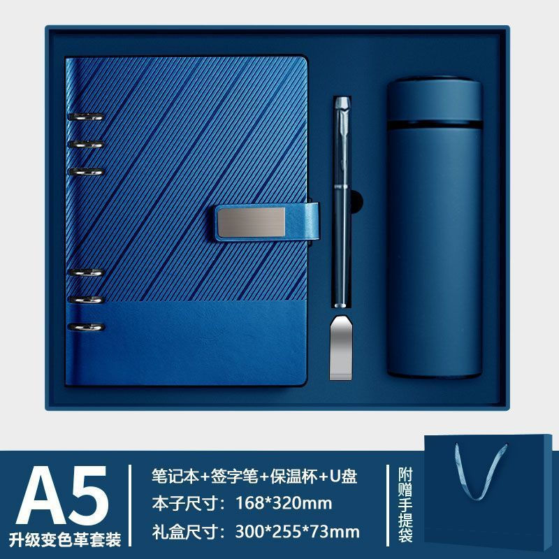 ขายร้อนโน้ตบุ๊ค a5 Twill Notebook Office Business Notepad ที่กําหนดเองชุดกล่องของขวัญมูลค่าสูงพิมพ์ไ