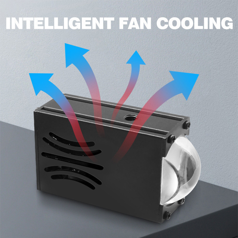 กระจังหน้าตรงกลางรถเซ็นเตอร์ไลท์ไฟ LED รถยนต์รถจักรยานยนต์สองสปอร์ตไลท์สีโคมไฟ LED ไฟสปอร์ตไลท์แอลอีดีมอเตอร์ไซด์สากล - รูปที่ 3