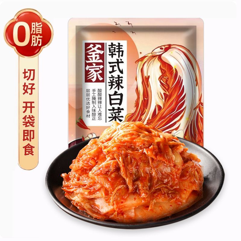 韩国泡菜朝鲜族整箱泡菜酸甜泡菜韩式香辣腌制辣白菜学生版Korean kimchi Korean whole box kimchi sweet and sour kimchi20251202