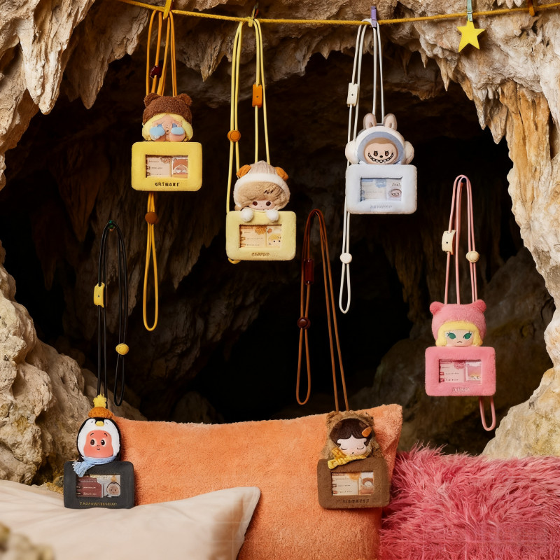 POPMART Plush Warm Series Card Holder Pendant Toy Mystery Box Gift