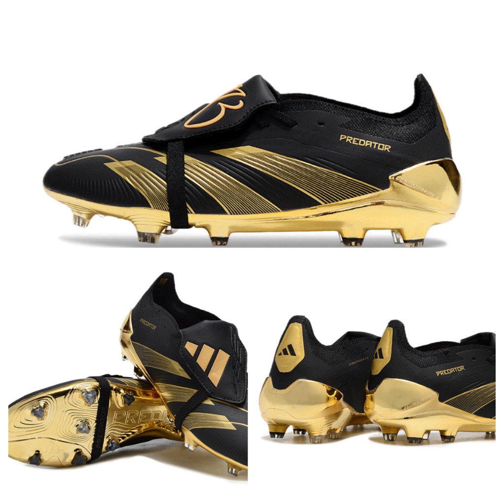 Predator 30th Anniversary Limited Edition FG รองเท้าฟุตบอลกันลื่นทนทาน สำหรับทั้งชายและหญิง ไซส์ 36-