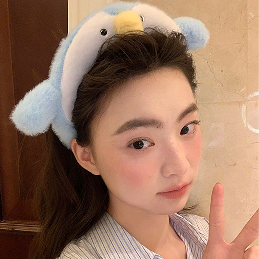ที่คาดผมสไตล์คิวركี้ ทำจากผ้าฟลัช สำหรับหญิงสาว สไตล์หวานน่ารัก ใช้ได้ในฤดูหนาว ราคา ถูกที่สุด ดีลบีเคเค แกลเลอรีภาพที่ 4