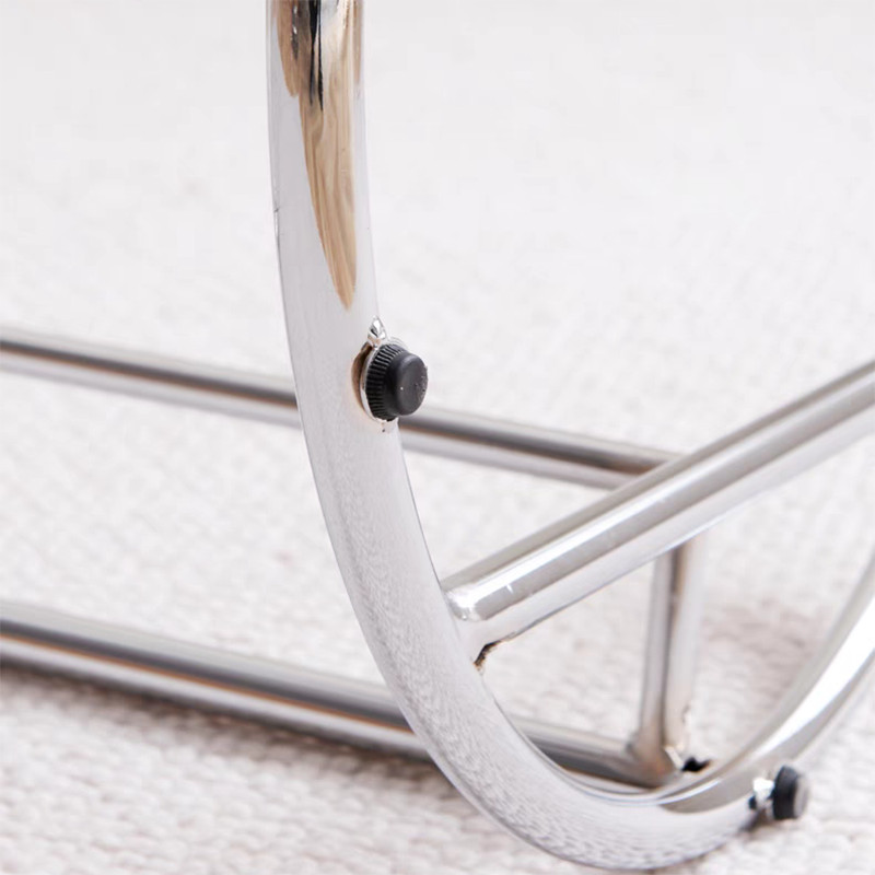 🌸🌸ขาสแตนเลส โต๊ะกาแฟแก้ว โต๊ะข้างโซฟา เฟอร์นิเจอร์ห้องรับแขก สไตล์เรียบง่าย ปรับความสูงได้ - รูปที่ 3