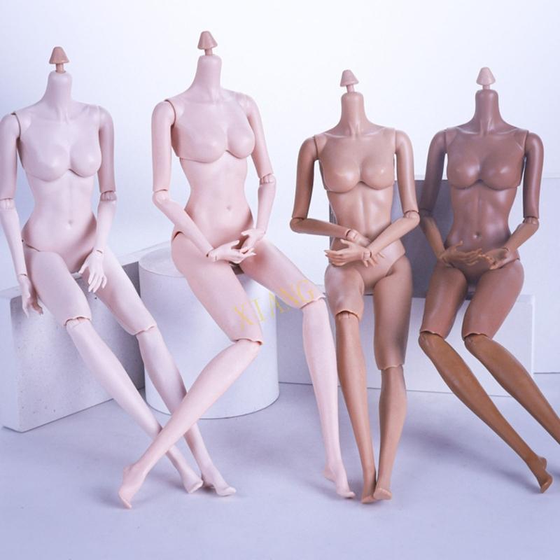 XGB Professional 30 ซม.Poseable Mannequin Body ข้อต่อยืดหยุ่นและ Stable พลาสติกก่อสร้าง Nude ตุ๊กตาสําหรับ Collecto