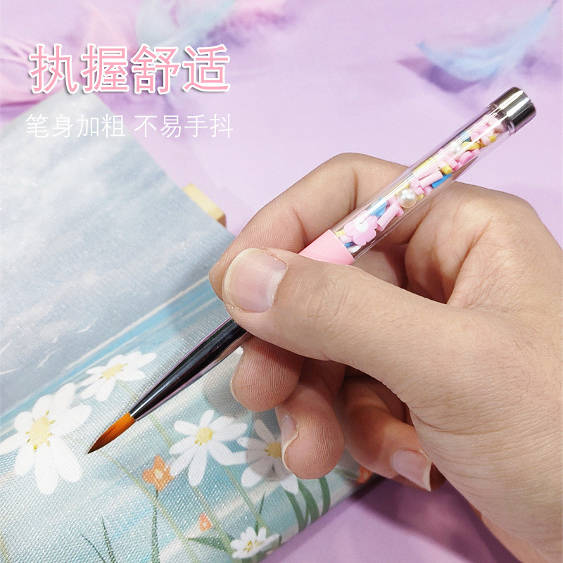 [Honey] DIY Digital Oil Painting Special Hook Line Coloring Pen Art Hook Line Filling Handbook แปรงสีน้ํา892251205 - รูปที่ 2