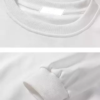 unisexเสื้อสเวตเตอร์คอกลมแขนยาวผ้าฝ้าย สไตล์เกาหลีสไตล์สตรีท กระแสหลวมๆ นุ่มและสบาย #kuromi คุโรมิ