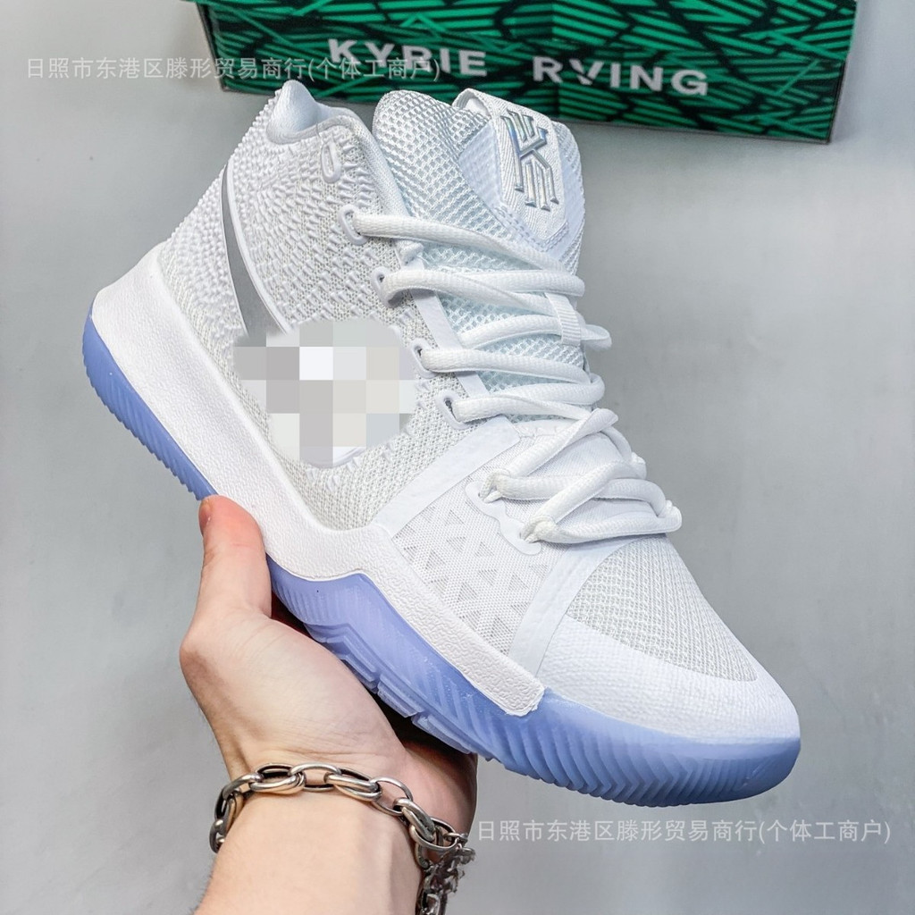 Kyrie 3 EP Irving 3rd Generation Air Cushion Mens Real Combat Anti-slip Wear-resistant Basketball C9